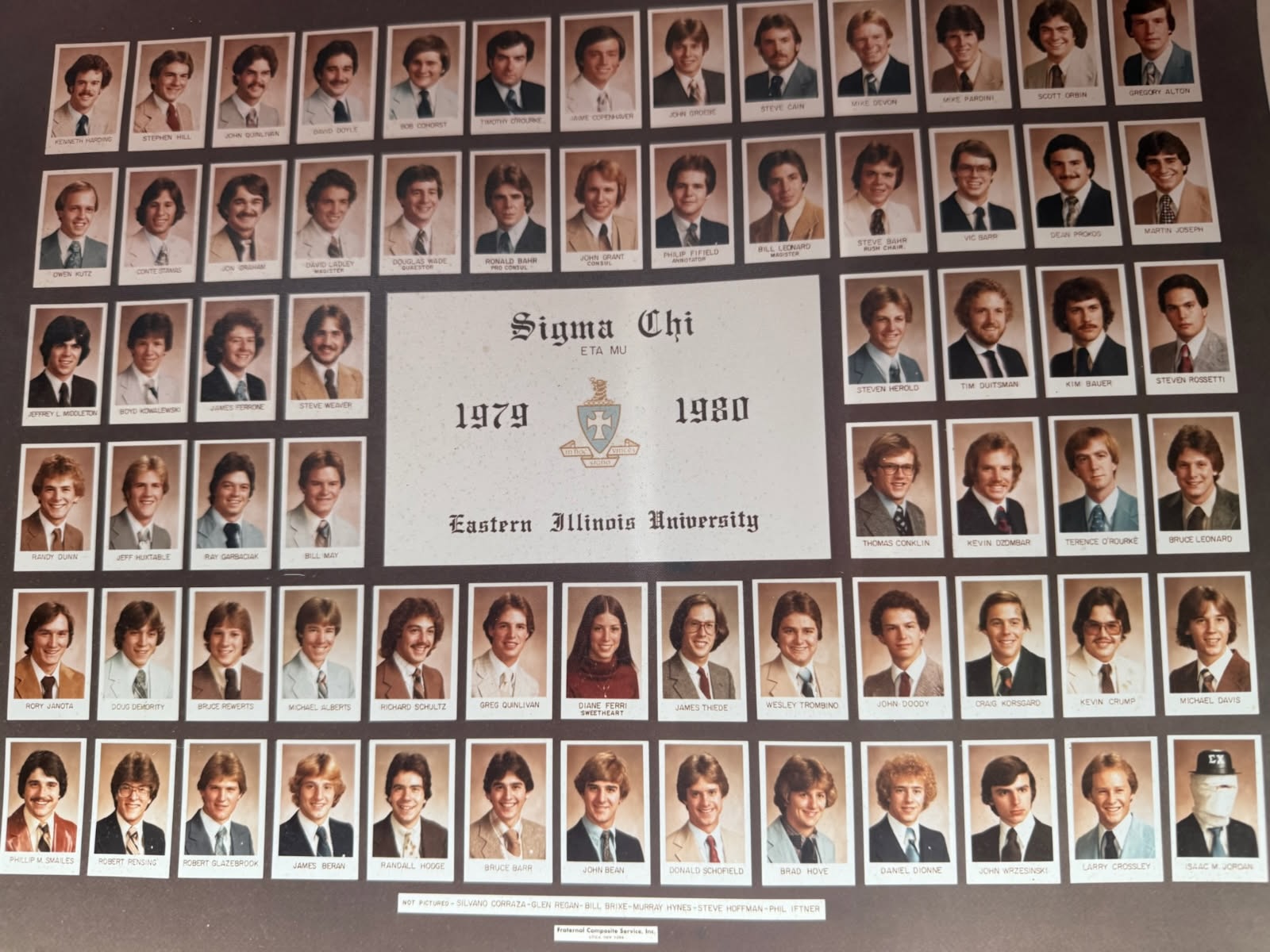Eta Mu Sigma Chi chapter composite for the 1979–1980 academic year